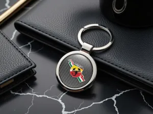 Fiat Abarth Llaveros Seguridad Fuerza Metal Resistente
